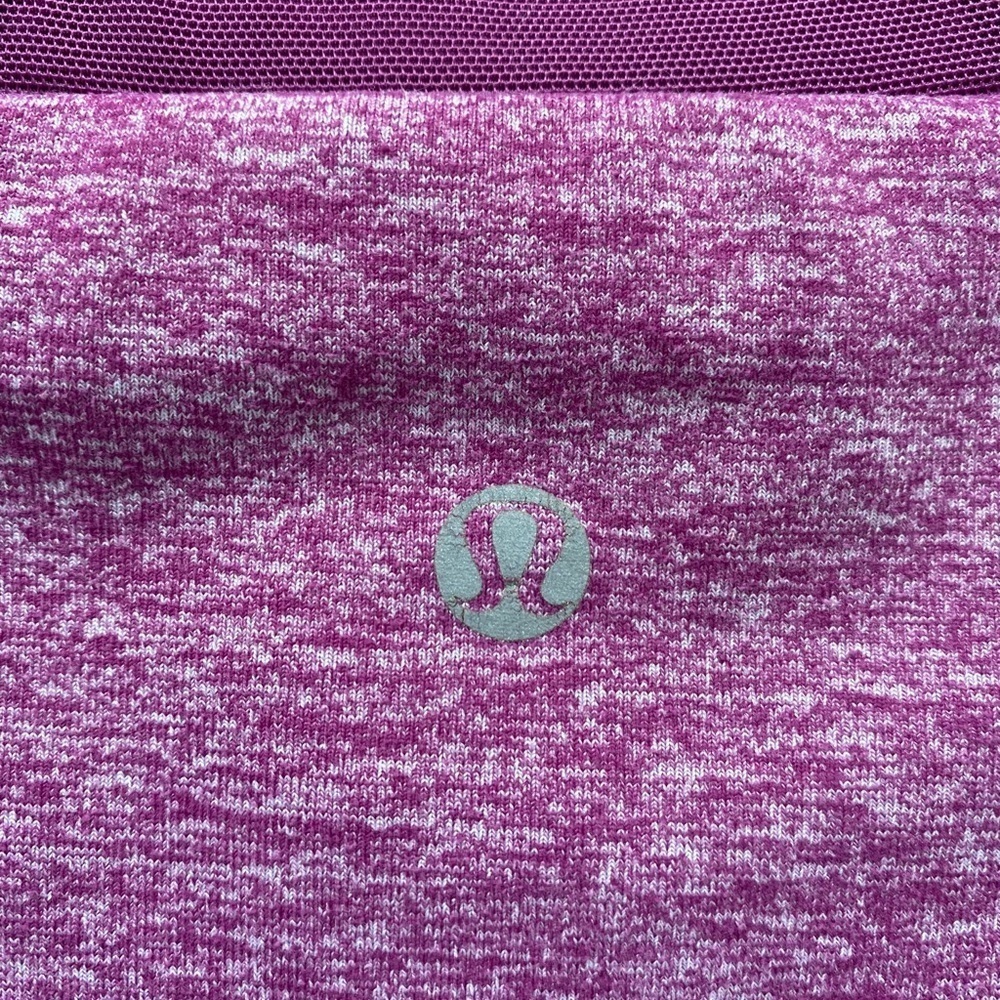 Lululemon Scoop Neck Tank Pink Purple Size 6 - Picture 3 of 5